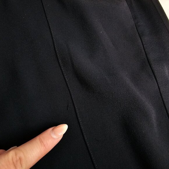 Theory Viewpine C Bergen Ankle Zip Pockets Black Pants Elastic Waist Size 0 - Picture 13 of 16